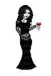 Pixel Vampire Goth - Gratis animeret GIF