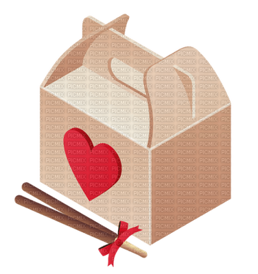 Kaz_Creations Valentine Deco Love Hearts Dinner Box - PNG gratuit