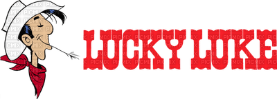 lucky luke text - PNG gratuit