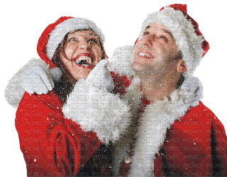 christmas couple noel - безплатен png