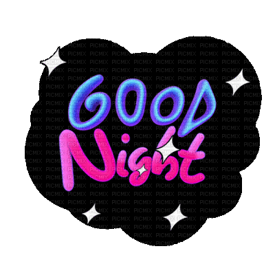 good night - GIF animado grátis