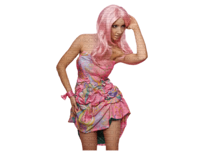 woman pink hair bp - zadarmo png