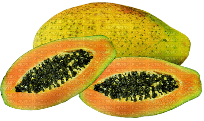 hedelmä, fruit, papaya, papaija - Free PNG