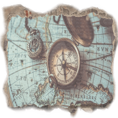 compass, world map, travel the world - δωρεάν png