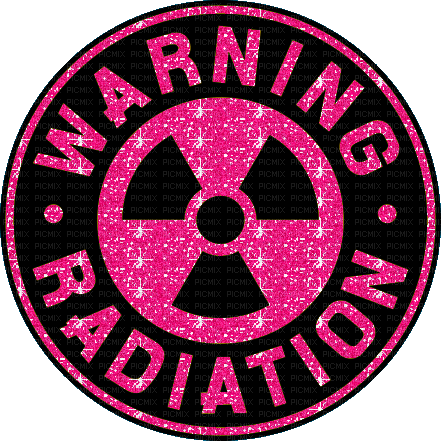 WARNING RADIATION - Gratis geanimeerde GIF