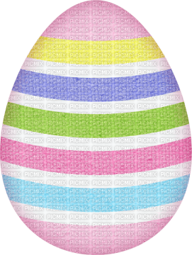 Kaz_Creations Deco Easter Egg Colours - PNG gratuit