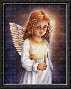 Angel holding Candle - Gratis geanimeerde GIF