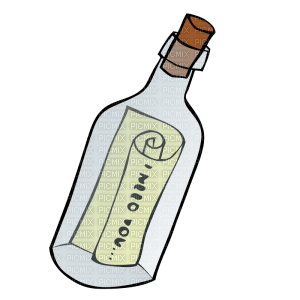 Message in a Bottle - PNG gratuit