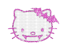 Emo Hello Kitty Glitter Edit #4 (VantaBrat) - Free animated GIF
