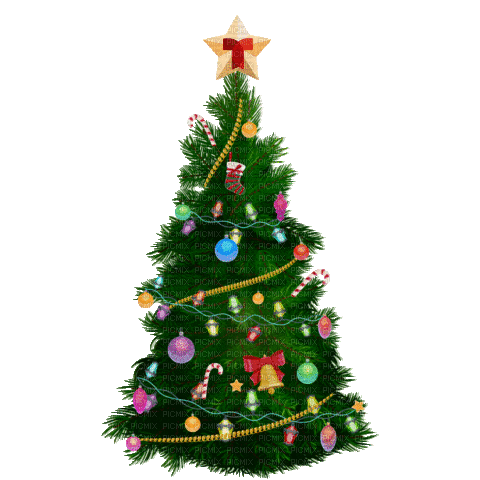 Christmas.Tree.Arbre.Noël.gif.Victoriabea - Бесплатный анимированный гифка