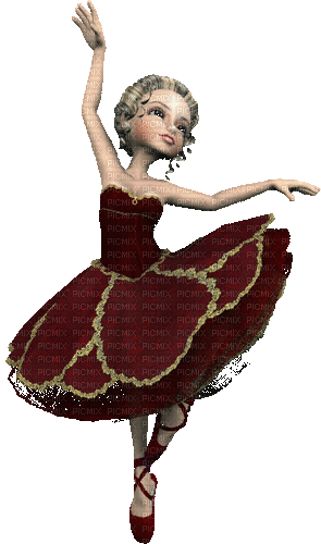 animated ballet dancer - Бесплатный анимированный гифка