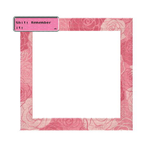 Small pink frame - png gratis