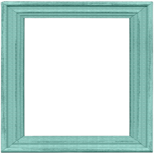 turquoise vintage frame - png ฟรี