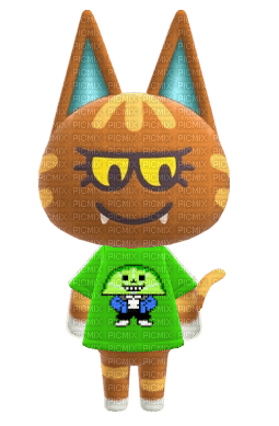 Animal Crossing - Katt - ücretsiz png
