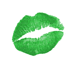 st patrick green kiss lips - 免费PNG
