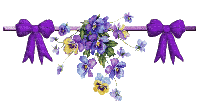 flower bow - GIF animado grátis