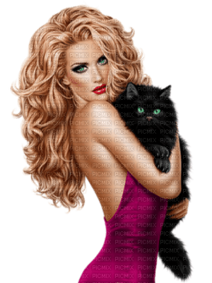 Woman -cat - Nitsa P - бесплатно png