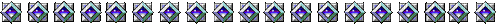 purple jewel border - GIF animado grátis