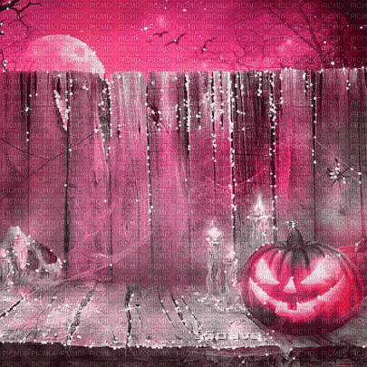 soave background animated halloween pumpkin - Darmowy animowany GIF