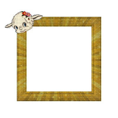Small Yellow or Gold Frame - Gratis geanimeerde GIF