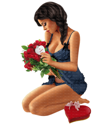 Woman. Sexy. Valentine. Leila - darmowe png