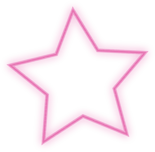 Frame star pink - bezmaksas png