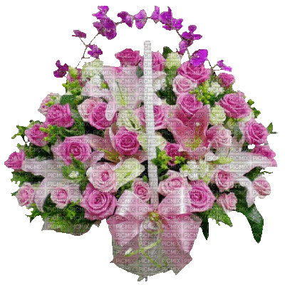 Flowerbasket - Bezmaksas animēts GIF
