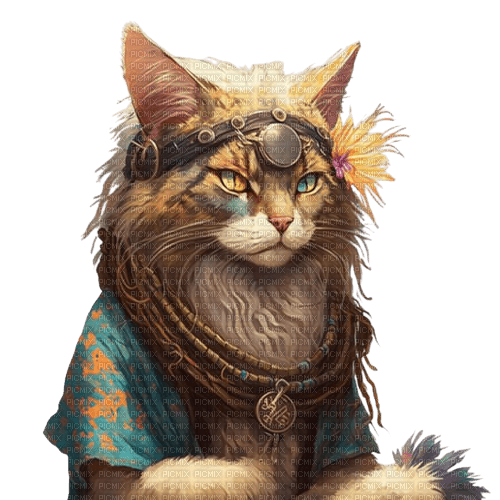 loly33 chat hippie - gratis png