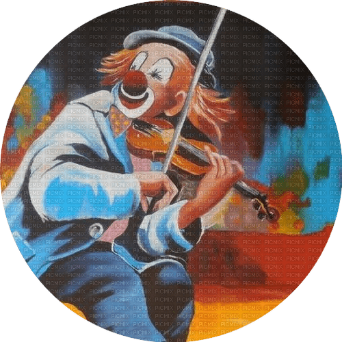 Clown violoniste - ilmainen png