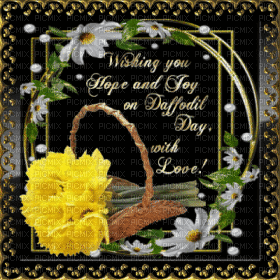 Daffodil day bp - GIF animé gratuit