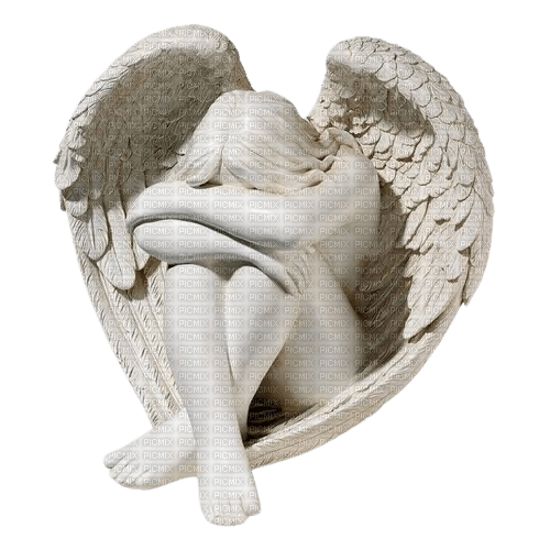 angel statue crying - besplatni png