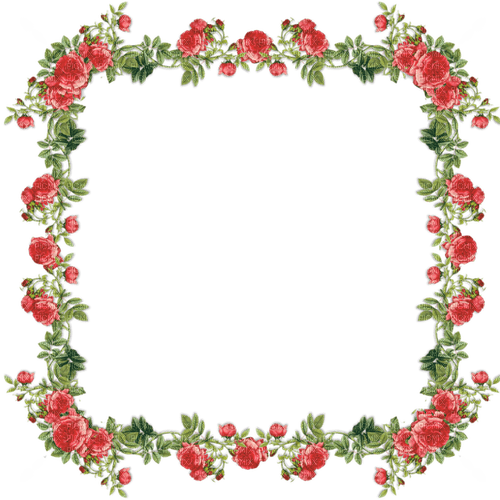 Roses frame - безплатен png