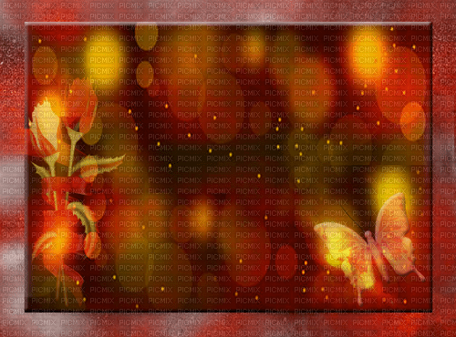 red background frame - gratis png