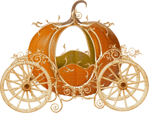 Pumpkin Carriage - Free PNG