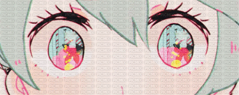 anime eyes - Free animated GIF