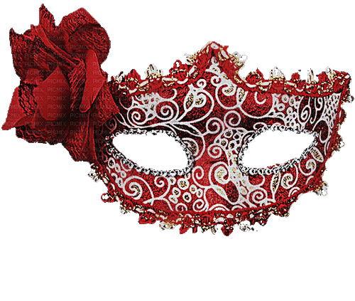 ♡§m3§♡ kawaii mask red glitter animated - Бесплатный анимированный гифка
