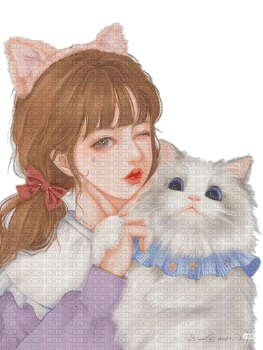 Anime girl ❤️ elizamio - kostenlos png