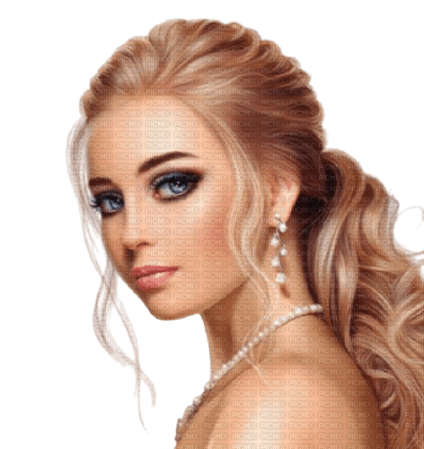 blonde woman - PNG gratuit