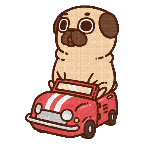 Road Trip Car - 無料のアニメーション GIF