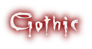 Y.A.M._Gothic text red - gratis png