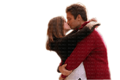 couple kissing bp - 免费PNG