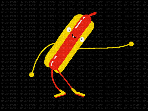 gif ,Adam64 animation, hot dog - Ilmainen animoitu GIF