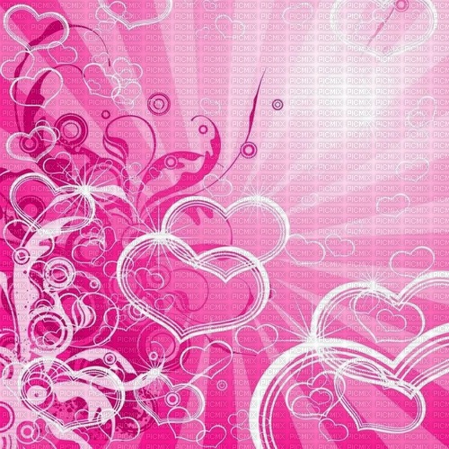pink hearts - Free PNG