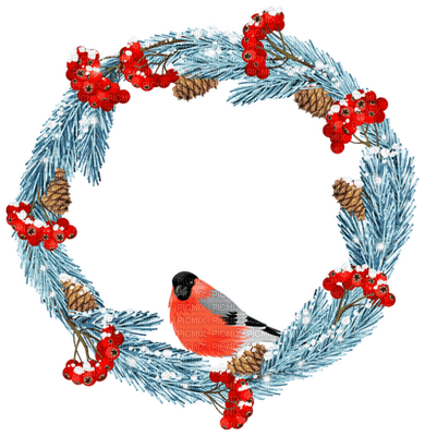 CHRISTMAS WREATH - PNG gratuit