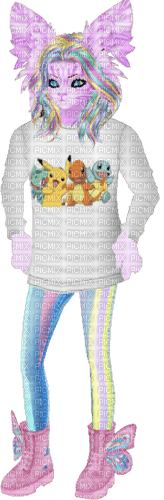 Pastel Pokémon catboy - ilmainen png