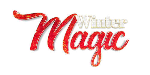 Winter Magic Text  - Bogusia - png grátis