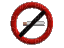 defense de fumer - GIF animado gratis