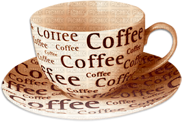 soave deco cup coffee brown - PNG gratuit