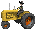 Tractor Farmer - GIF animate gratis