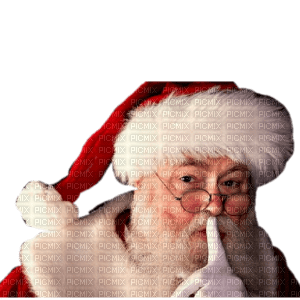 Secret Santa shhh bp - PNG gratuit